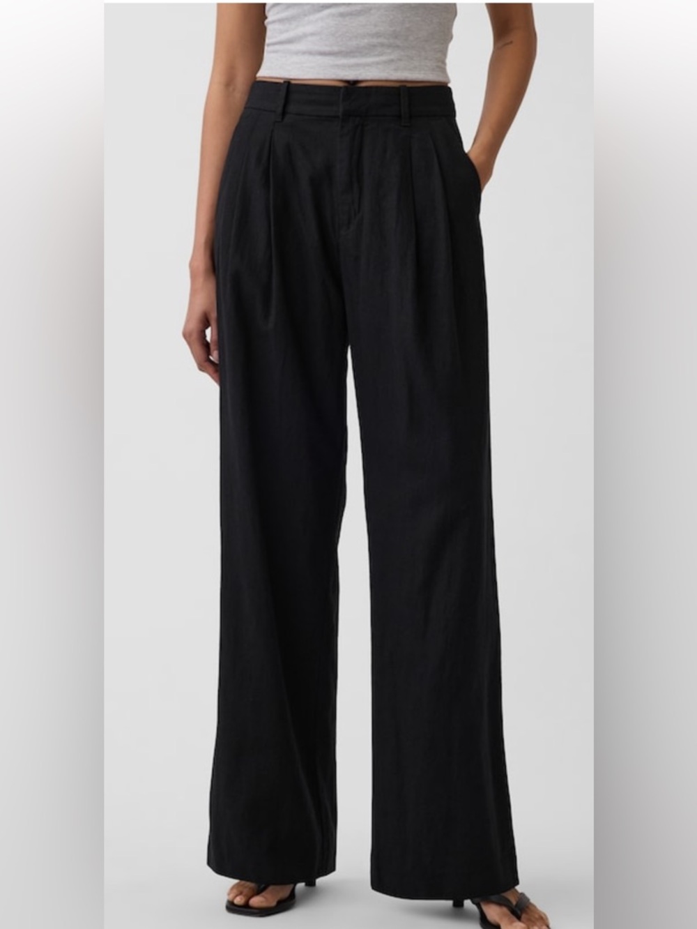 New gap linen blend trouser